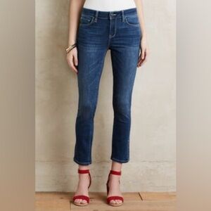 Anthropologie Pilcro stet ankle jeans size 26 mid wash denim low rise